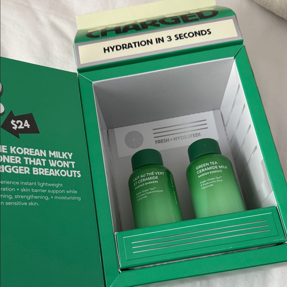 Green Tea Ceramide Milk Toner - Hydrating Green Toner ( 2 pack)